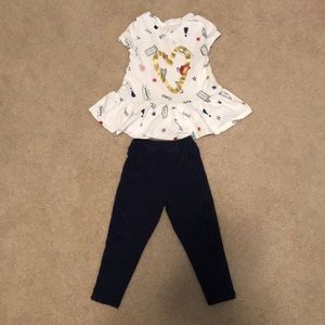 Kate spade toddler 2 piece set